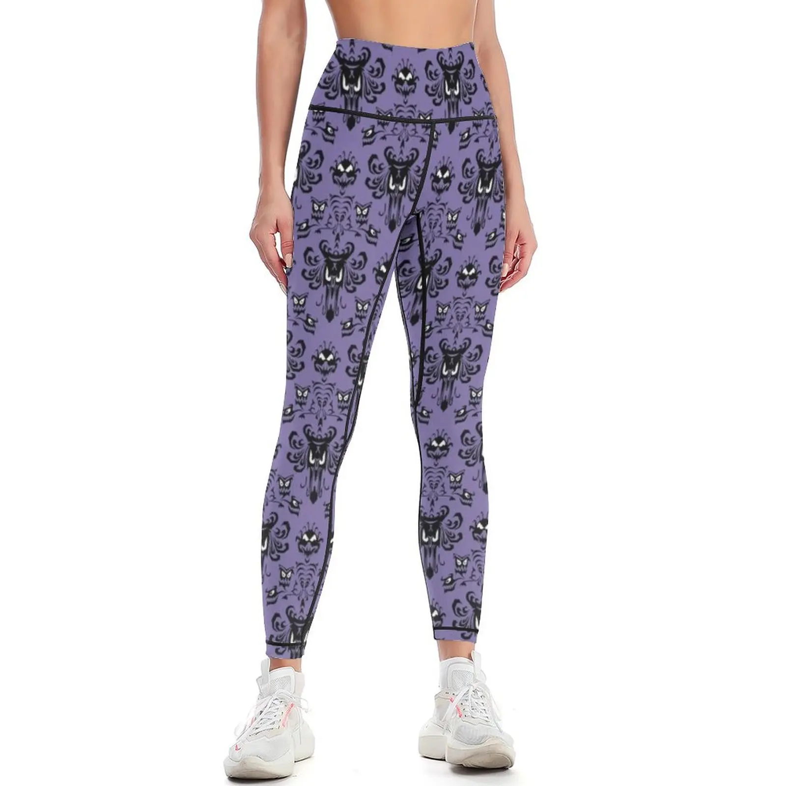 

Haunted Mansion Wallpaper (Tile) Leggings sportswear gym Legging sexy woman Womens Leggings