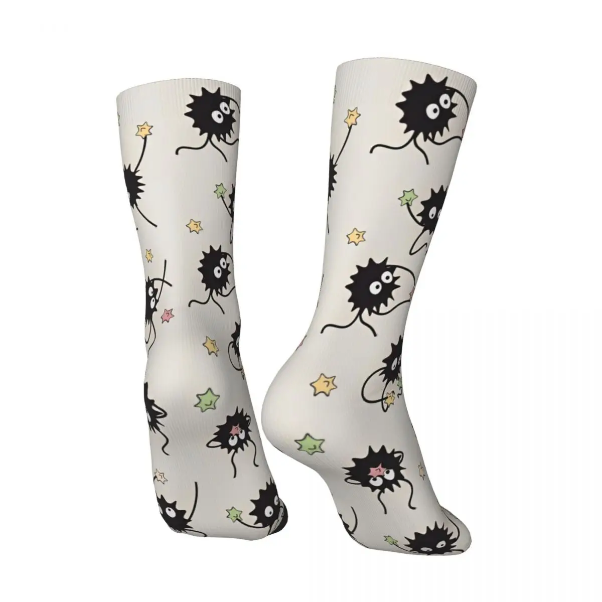 Soot Studio Ghiblis Socks Trendy Stockings Spring Anti Slip Couple Socks Comfortable Printed Skateboard Socks