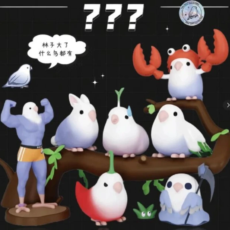 

Подлинная серия Lovebird What The Bird, слепая коробка, шар Таро, фигурки героев, загадочная коробка, Коллекционная модель, декор, подарки для детей