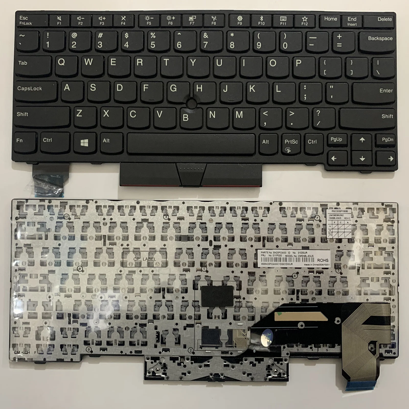 Laptop keyboard US Layout for Lenovo ThinkPad X395 X13 Gen1 A285 X280 X390 20SC 20SD 20KF 20KE 20Q0 20Q1 20MW 20MX Without Point