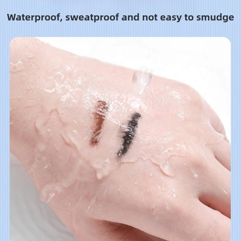 Mascara 4D imperméable noir – Long bouclage et allongement, anti-taches, résistant à la transpiration, certifié, maquillage pour les yeux pour tous les looks