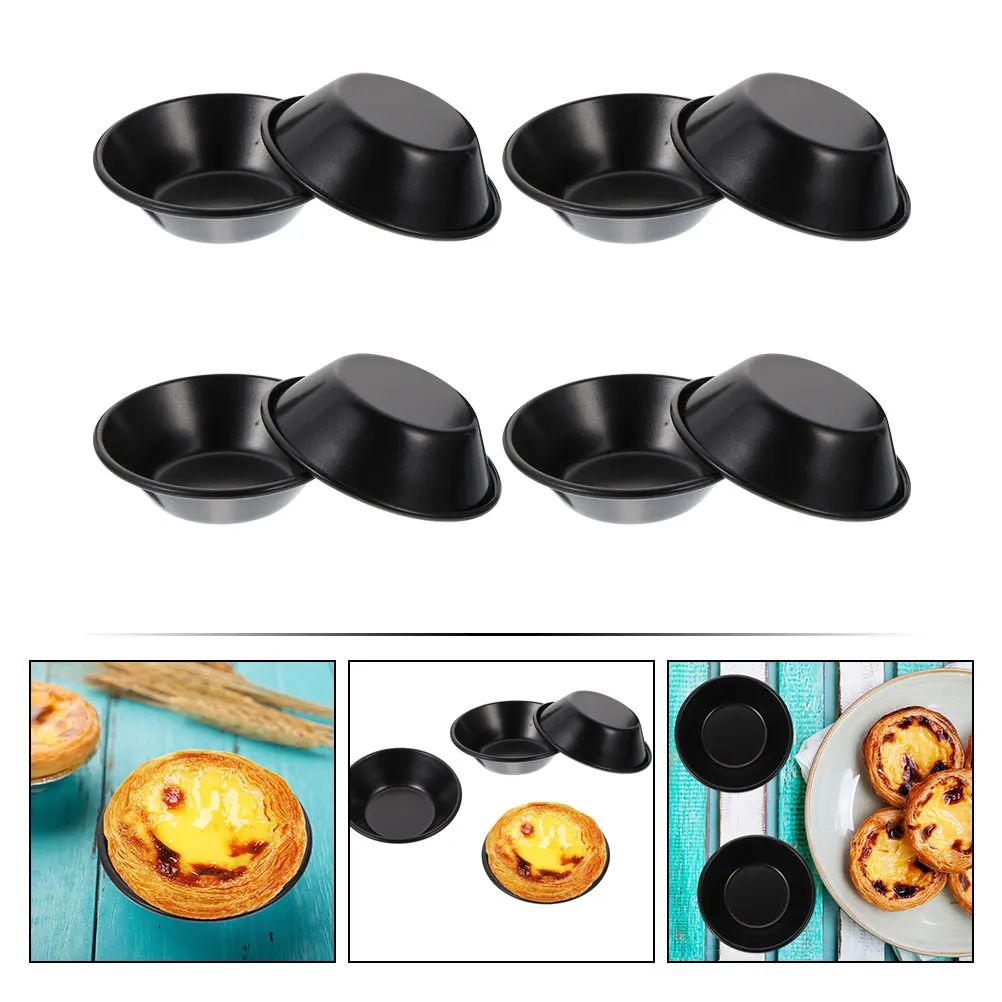 

8pcs Mini Molds Pocket Pie Molds For Baking Tins Carbon Steel Nonstick Mini Pie Pans Baking Tools Cake Tin Small pans