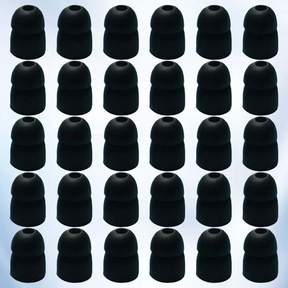 

50pcs Silicone Earphone Covers 9Mm-11Mm Wireless Earbuds Anti-Slip Caps Replacement Tips For Running Gym Clear Small