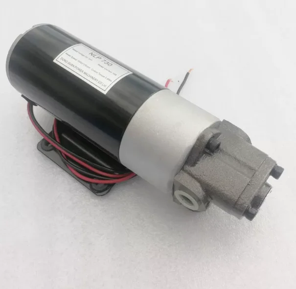 DC 12V/24V AC 220V Diesel Oil Pump Electric Hydraulic Pump Small DC Oil Micro Gear Gear Oil Pump Oiler