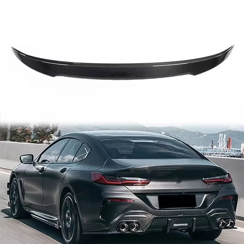 2018 year up 8 Series 8s G14 G15 G16 M8 style carbon fiber trunk lip trunk spoiler car rear spoiler for g14 m8 rear wing