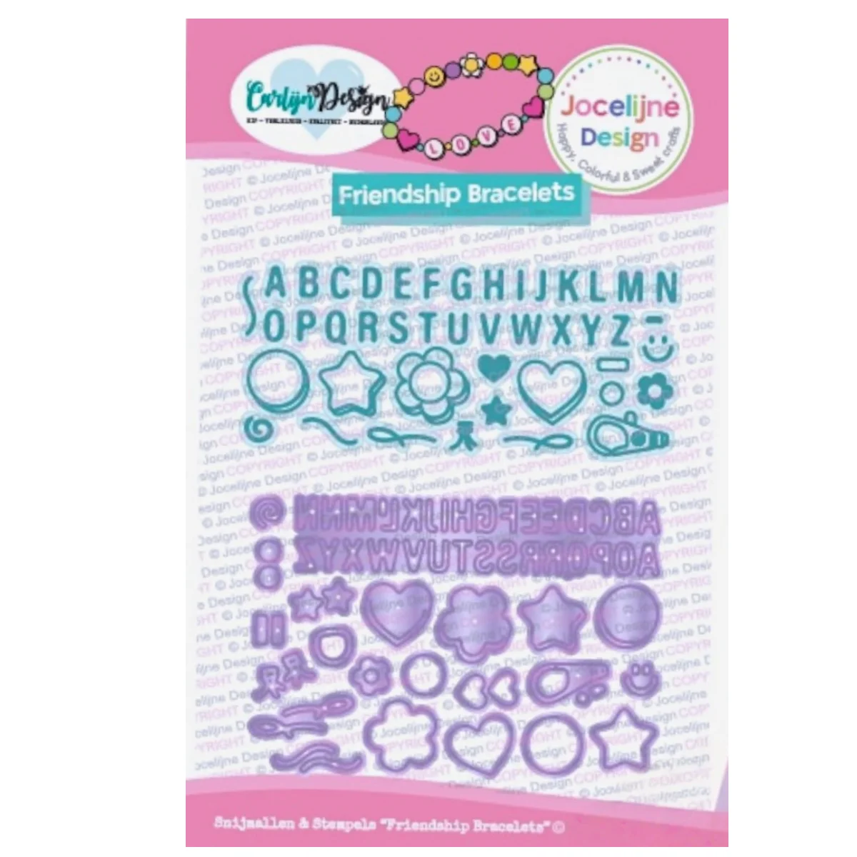 

Friendship Bracelets Metal Cutting Dies Clear Stamps Stencil Hot Foil for DIY Scrapbook Diary Decoration Template April 2026 New