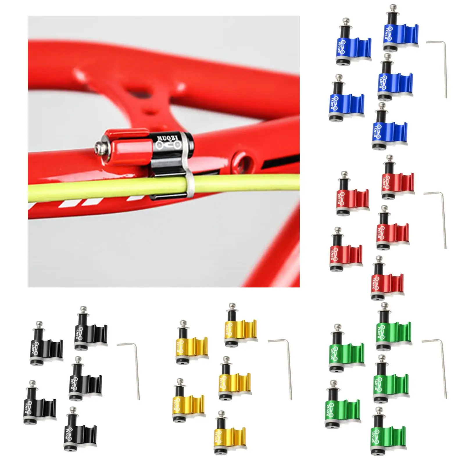 

Cable Guide Hydraulic Brake Line Holder Oil Tube Wire Clamps