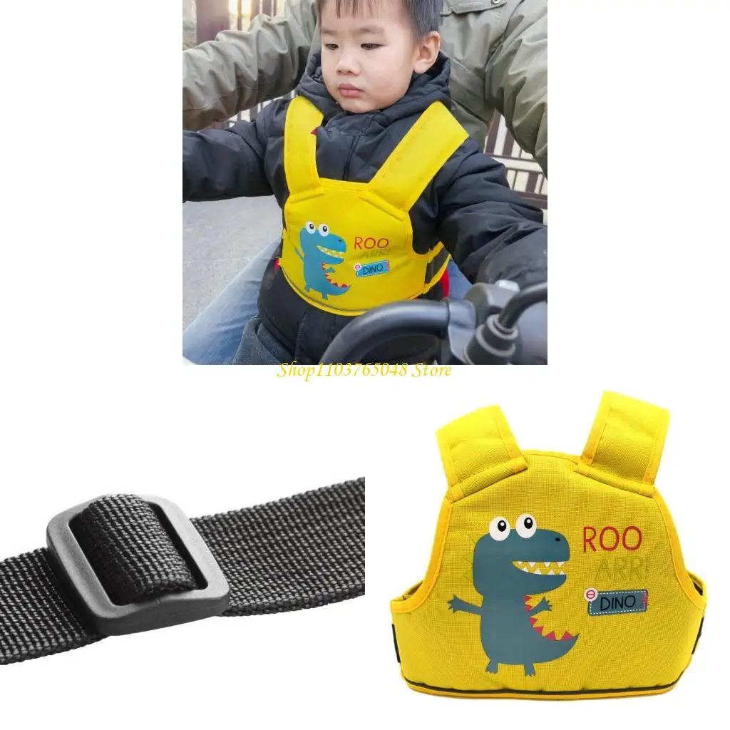 

R53E Children Motorcycle Safety Strap Electric Vehicle Harness Backpacks Safety Belt