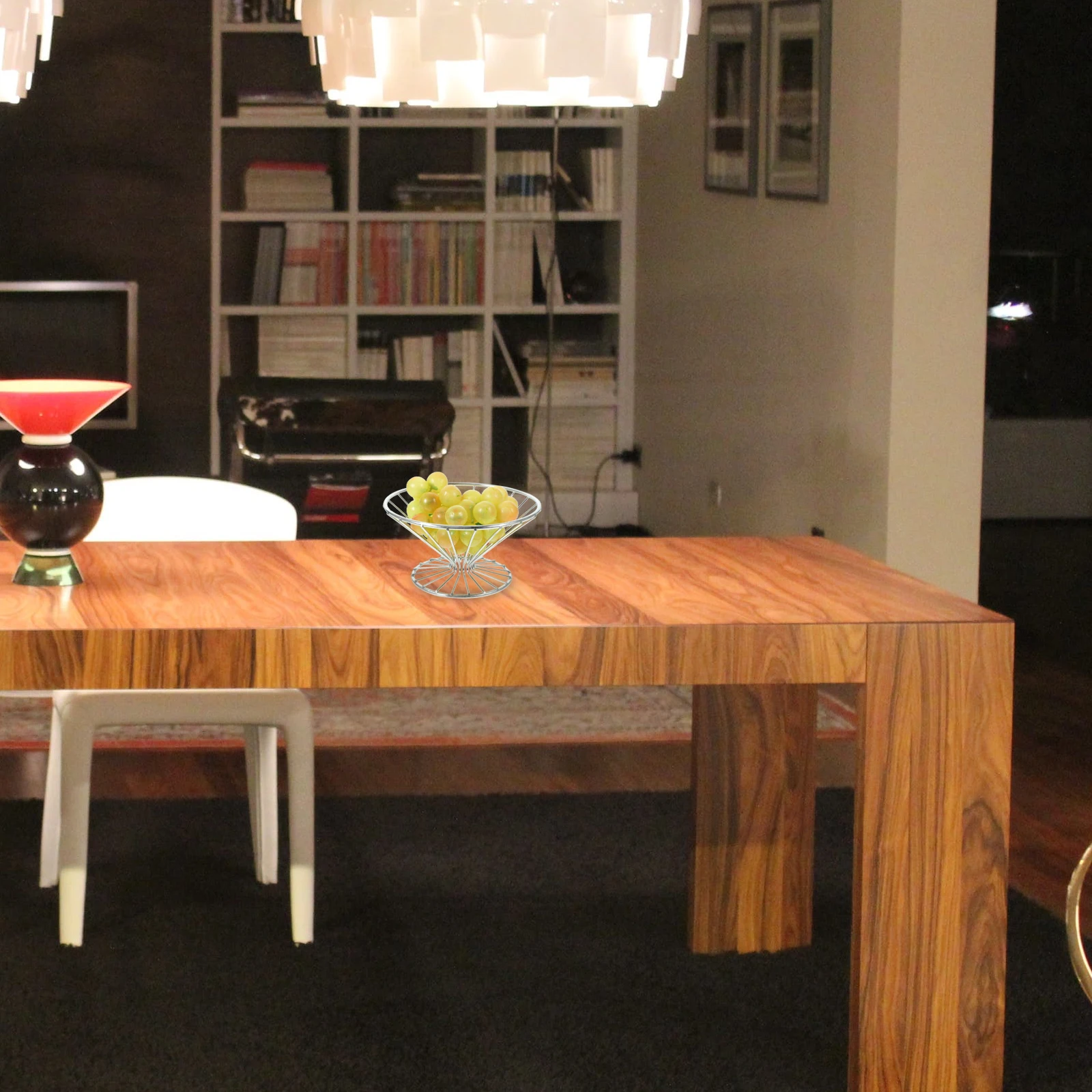 

Stainless Steel Fruit Holder Elegant Iron Art Basket For Living Room Coffee Table Decoration