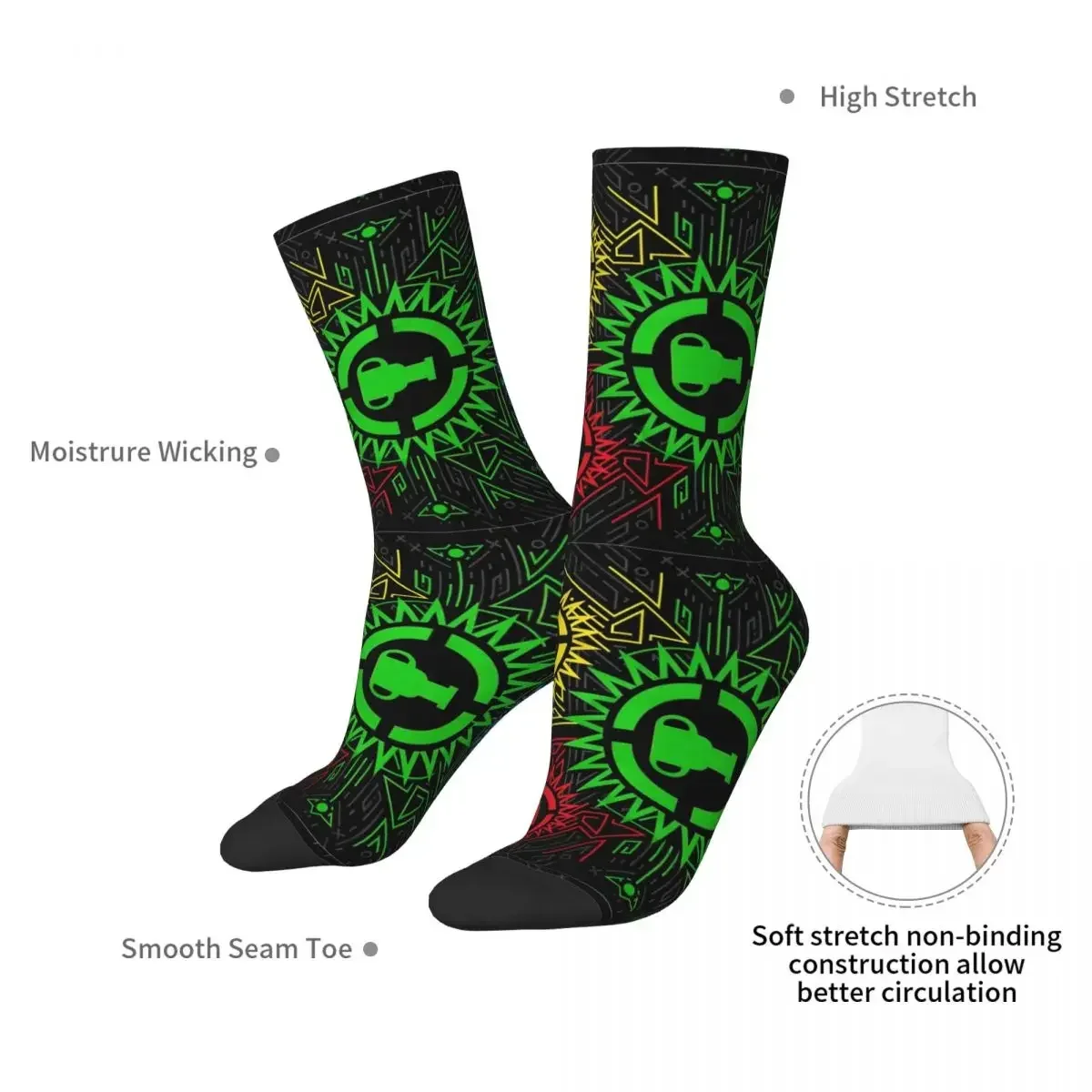 Game Theory 10th Anniversary Socks Harajuku Super Soft Stockings All Season Long Socks Accessories for Unisex Birthday Present