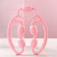 Five Wheel Massager Ring Leg Clip Anti Cellulite Muscle Relaxation Yoga Massage Roller U-shaped Body Massager Annular Leg Clamp