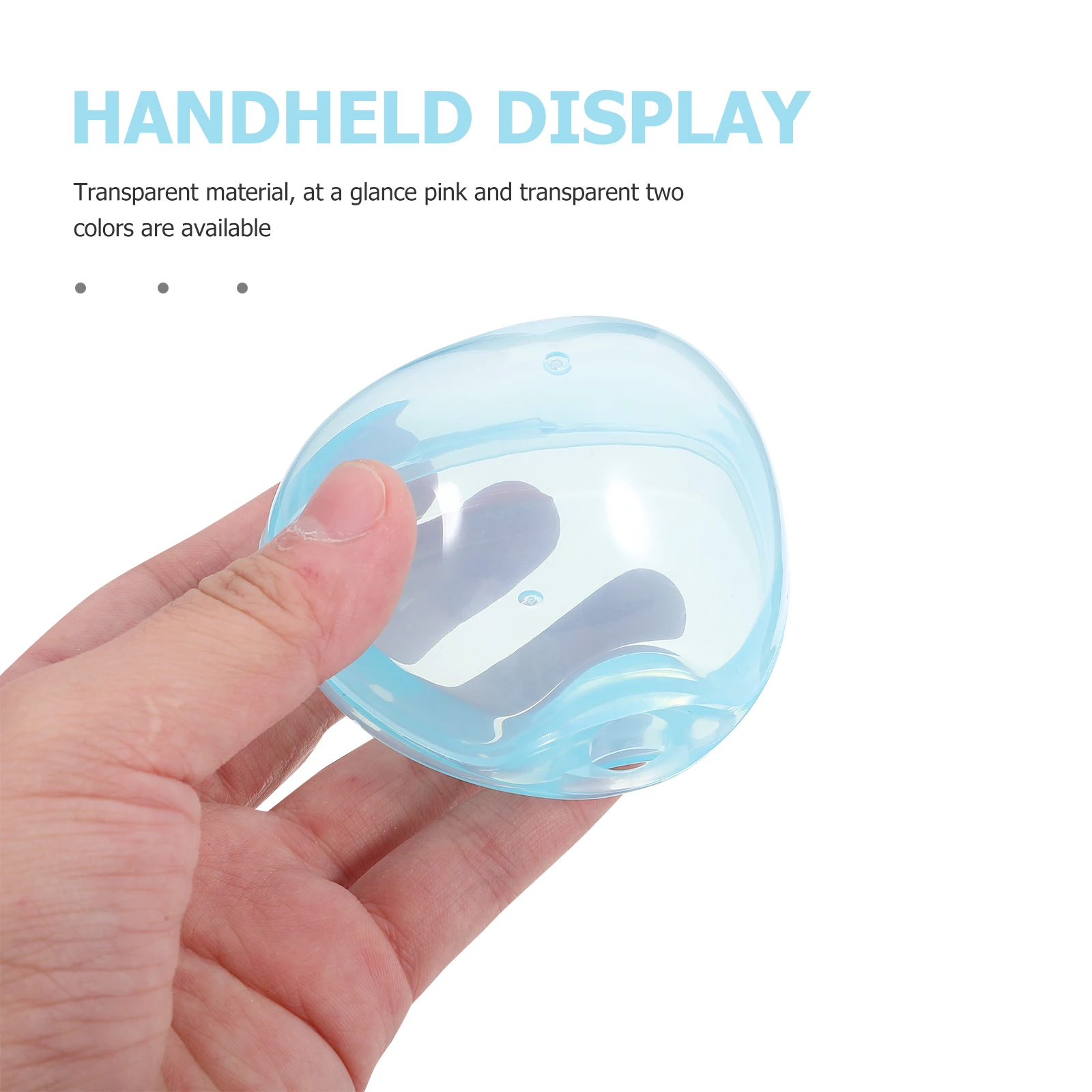

4 Pcs Pacifier Holder Case Baby Pacifier Container Travel Storage Box Portable Pink Transparent Clean Dust Proof
