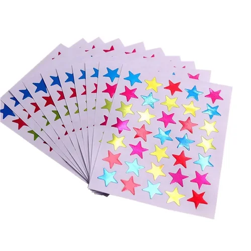 Imagen 2 del producto 10 hojas/juego de pegatinas de estrellas para profesores, padres, premios de alabanza, pegatinas para niños, estudiantes, pegatinas de amor de estrella, etiquetas de papelería