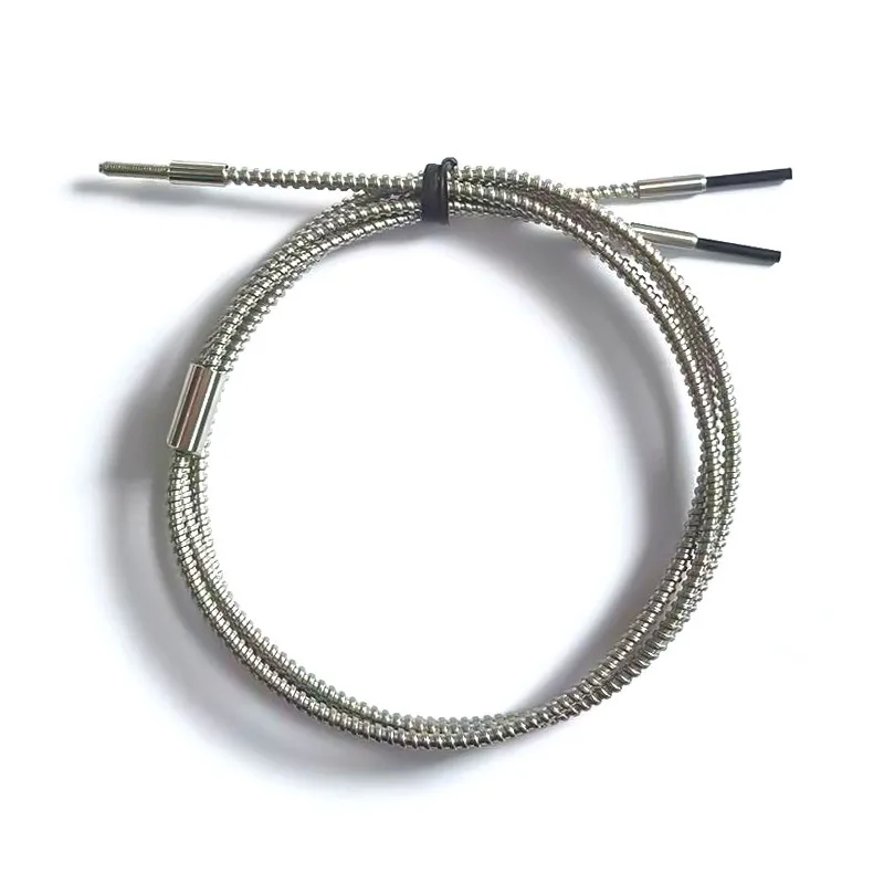 For high temperature 350 degree radiation M4 diffuse reflection glass heat-resistant optical fiber sensor