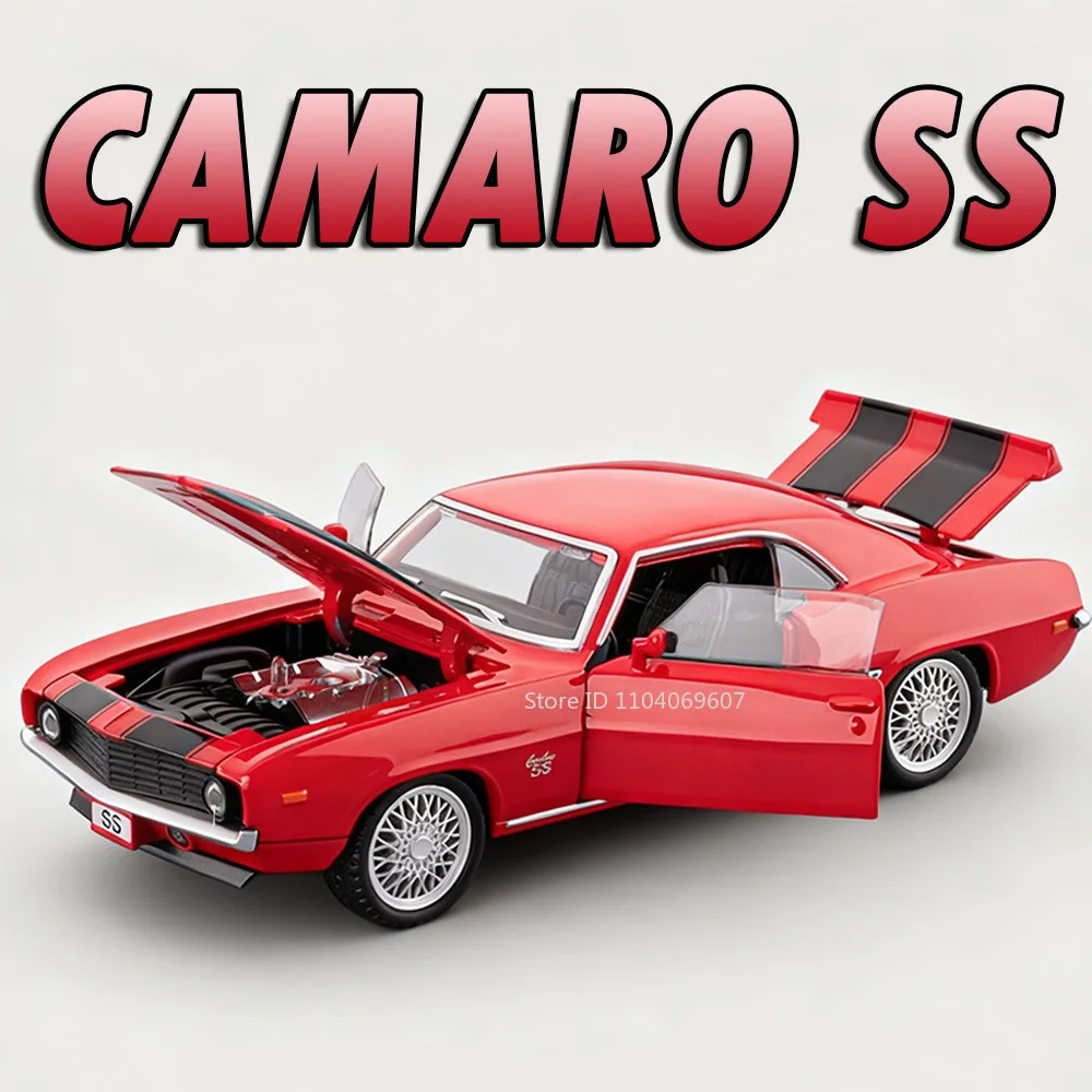 1:32 Camaro SS Viper modèle jouet supercars métal moulé sous pression Absorption des chocs exquis intérieur retirer voiture de sport jouets pour les enfants