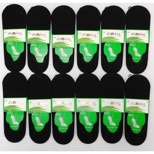 Dündar Male Bamboo Ballerina Socks Plus Seamless 12'li