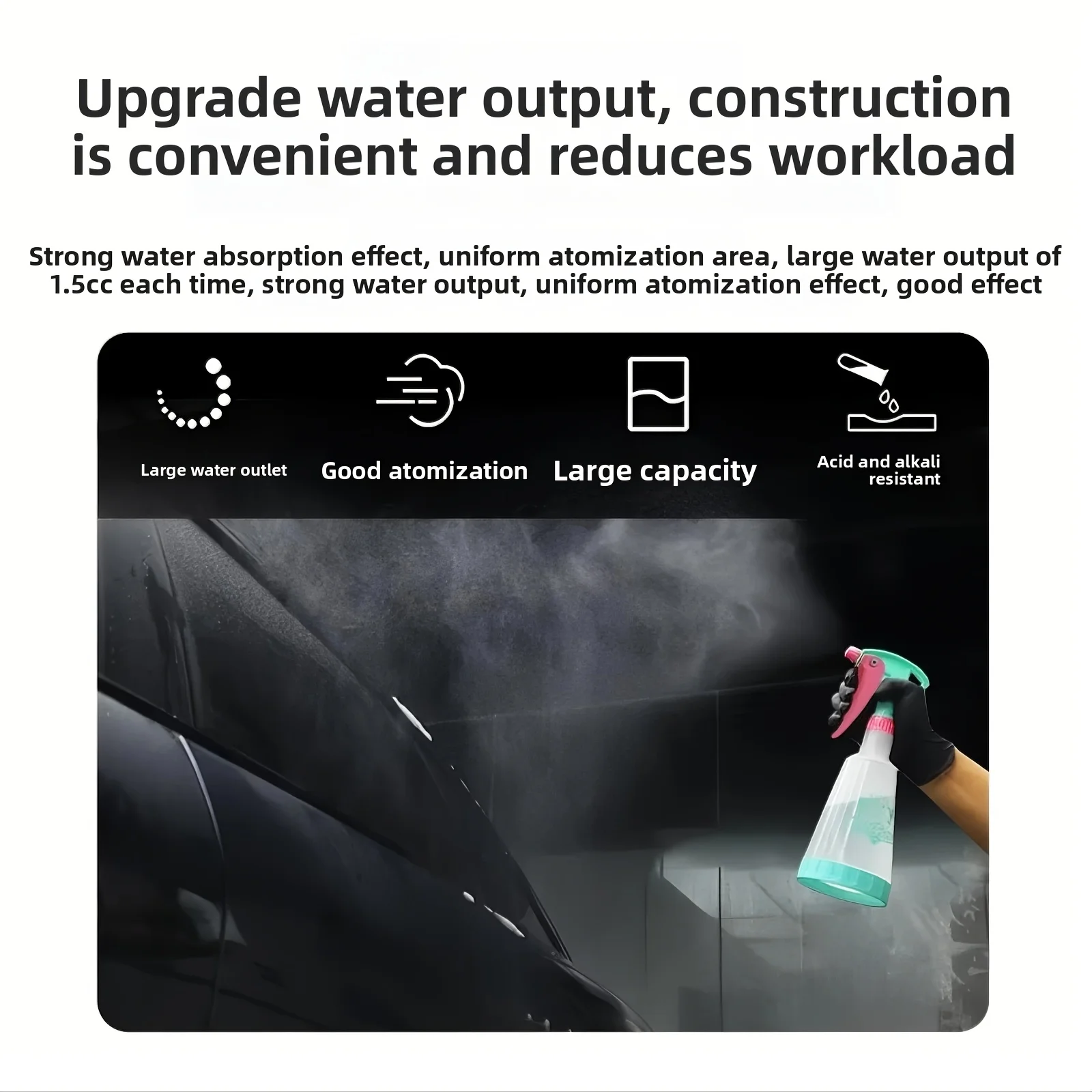 Auto Film Spray Werkzeug Unsichtbare Auto Wrap Spezielle Auto Waschen Schönheit Reinigung Zerstäubung Düse Säure und Alkali Beständig Spray Flasche – Detail 5