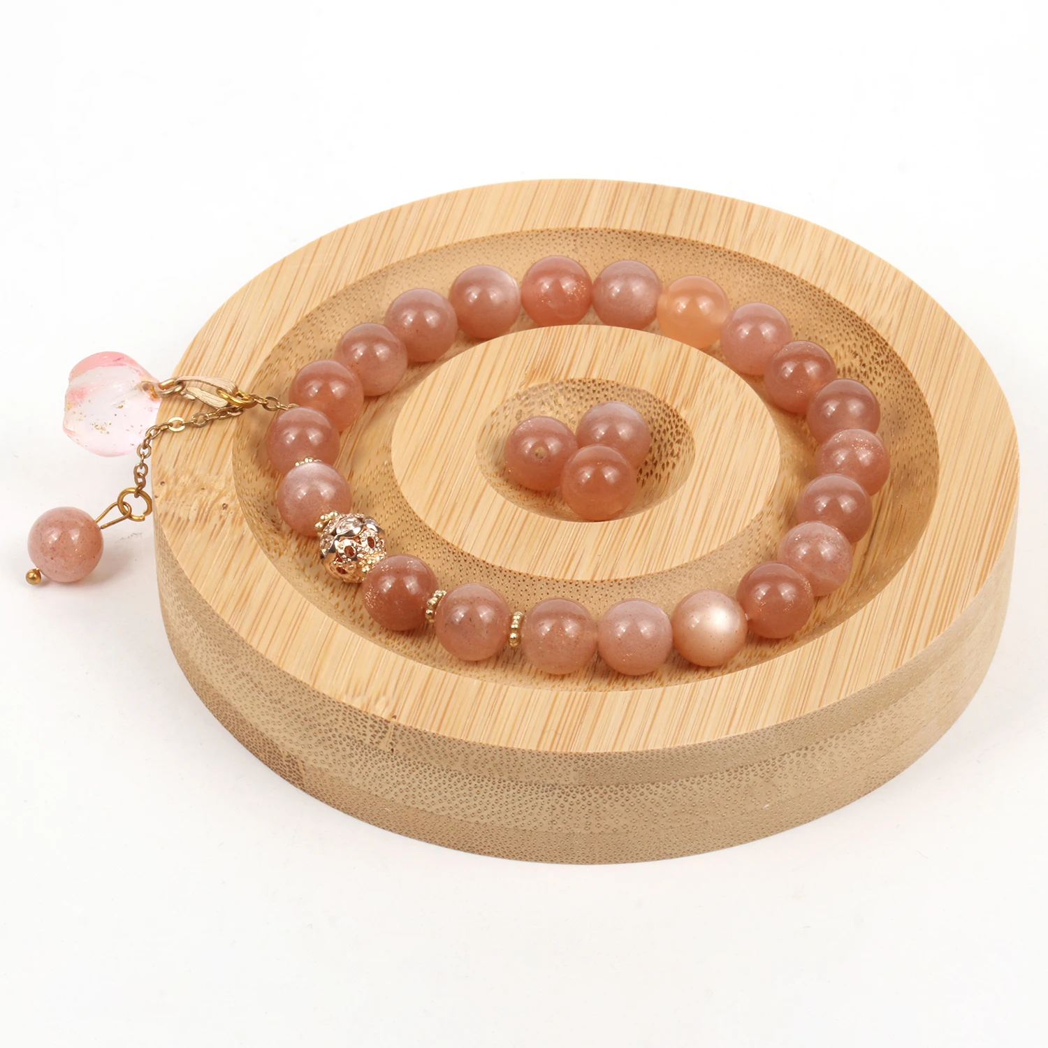 1PCS AAA Bamboo Bead Board Wood Jewelry Making Measuring Tool for DIY Bracelet Necklace Accessories Finding Organizer Tray Craft