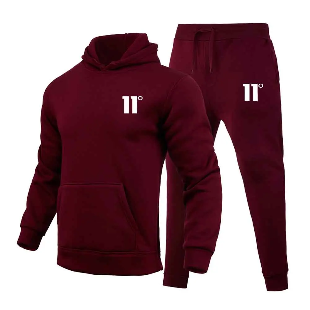 Mens Tracksuits Casual Sweatpants Print Zipper Hooded Sweatshirt Fashion Versatile Jacket Coat Outdoors Jogging Sports Clothing