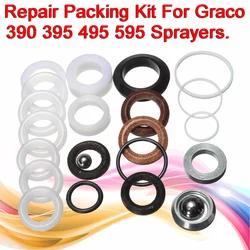 23pcs Seal Ring Repair Kit Maintenance Sealing Gasket Washer Seal Assortment Set for Graco 390 395 495 595