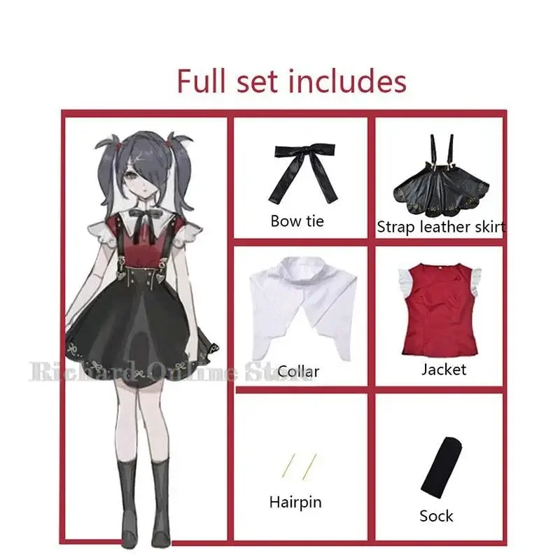 Gioco NEEDY GIRL STREAMER OVERDOSE Ame-Chan Costume Cosplay KAngel Punk Girls Gothic Lolita Abito nero Halloween Fancy Cosplay