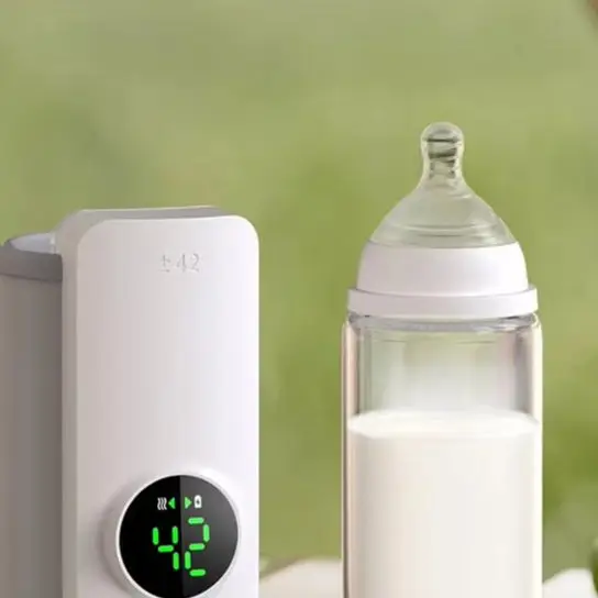 Calentador de leche recargable portátil USB de 6000mAh para bebé cubierta aislante de botella de temperatura constante al aire libre y calefacción de leche