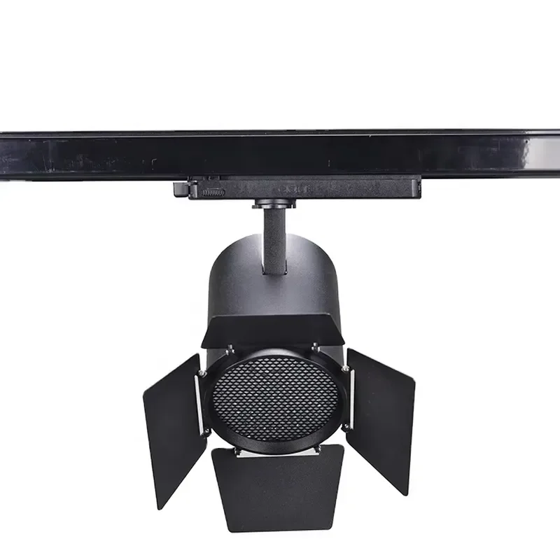 20W 30W 40W LED Track Spotlight System Anti Glare Design for Art Exhibition Store Lighting Adjustable Ceiling Rail Light