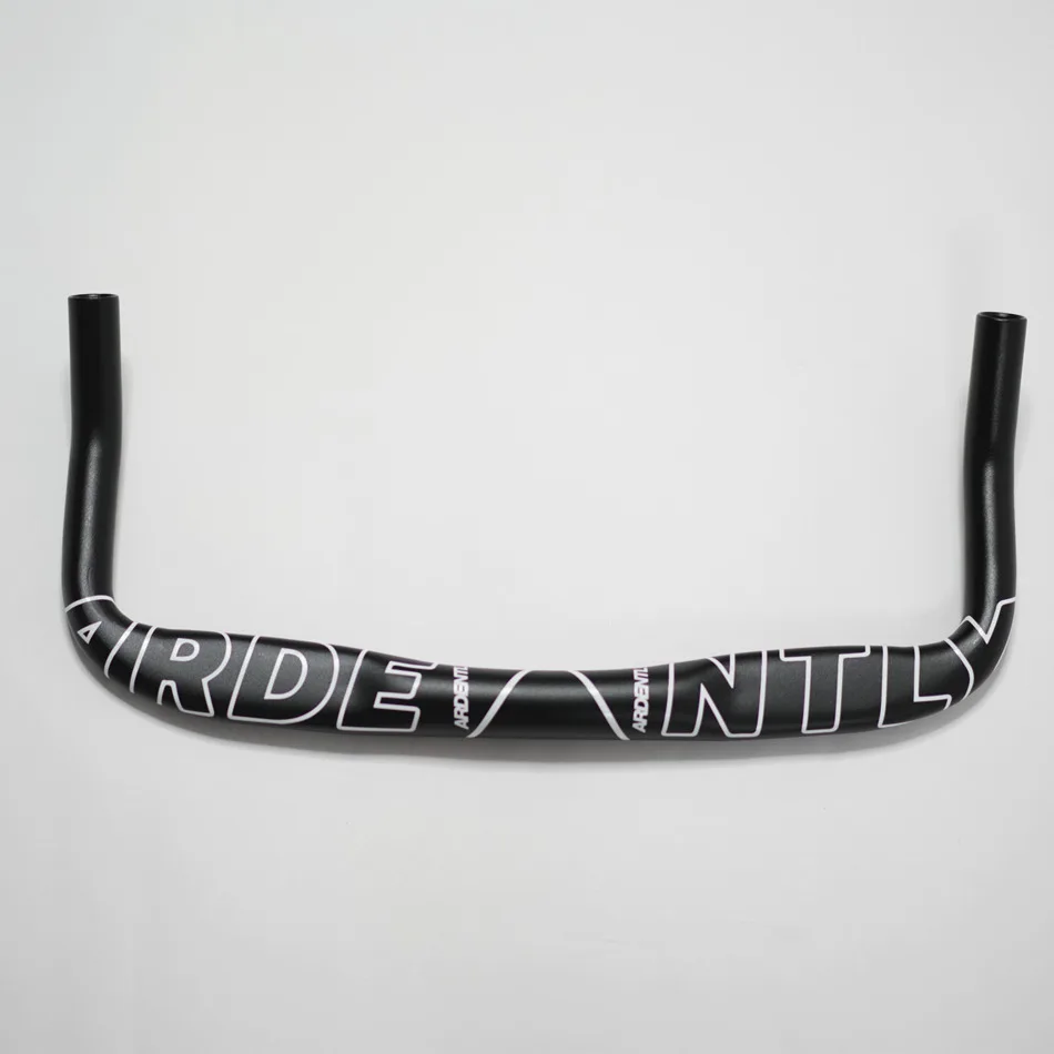 Ardently Fixed Gear Racing Road Bike Handlebar, Aluminum Alloy Bicycle Handlebar, Bent Bar, Cycling Parts, TT Handlebar, 31.8mm
