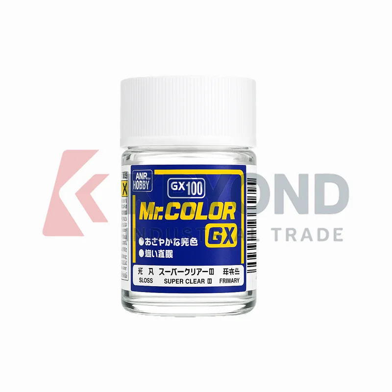 MR HOBBY GX100 GX112 GX113 C181 Super Clear Lacquer Paint Top Coat Gloss Protective Finishing for Gundam Figure Scale Model Use