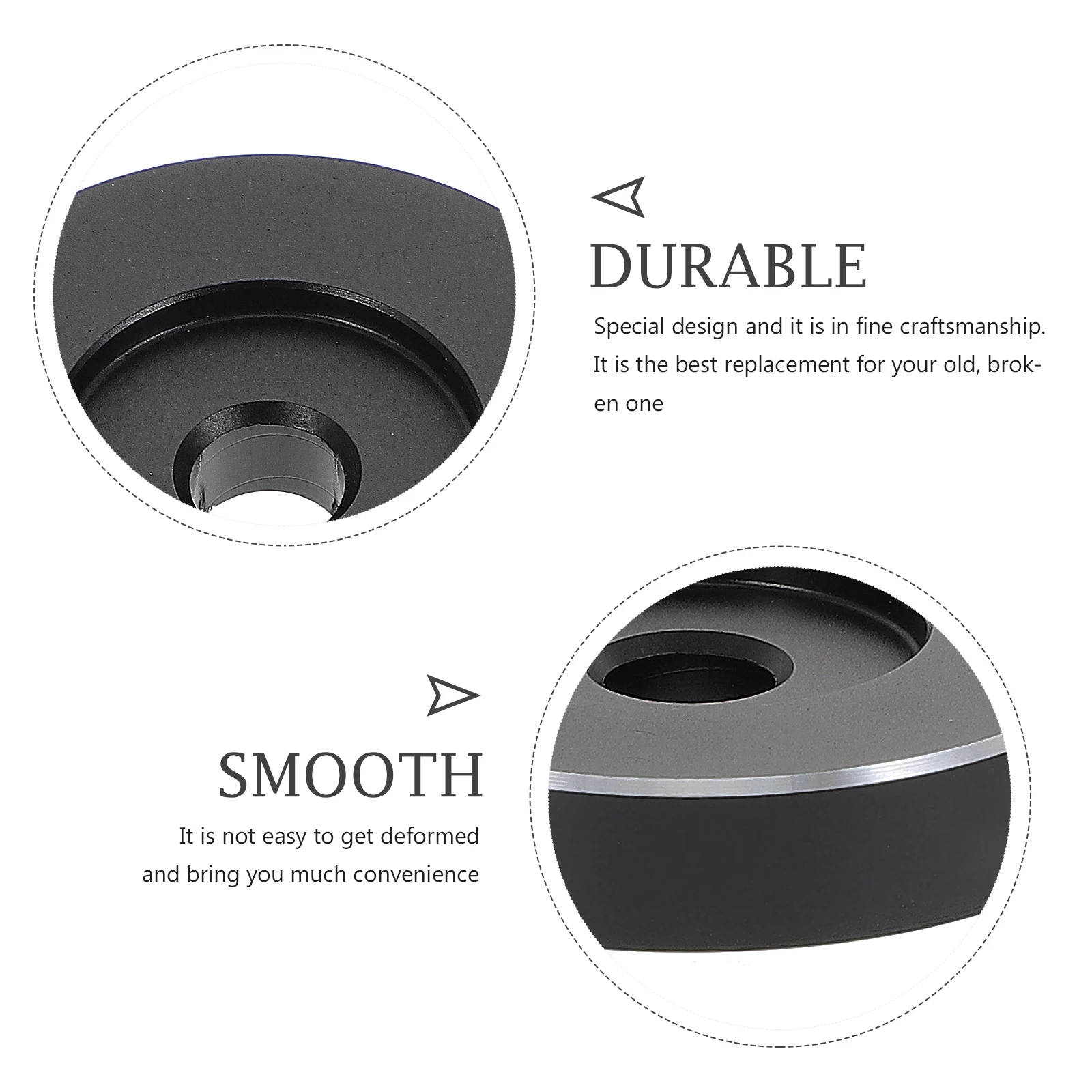 

7 Inch Vinyl Record Adapter Silver Aluminum Single Adaptor for Turntable Smooth Playback Minimize Eccentricity Stable Rotation