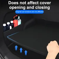 Auto Accessories For Kia Cadenza K7 YG 2017~2021 2019 2020 Car Organizer Trunk Partition Storage Box Side Parts Trunk Interior