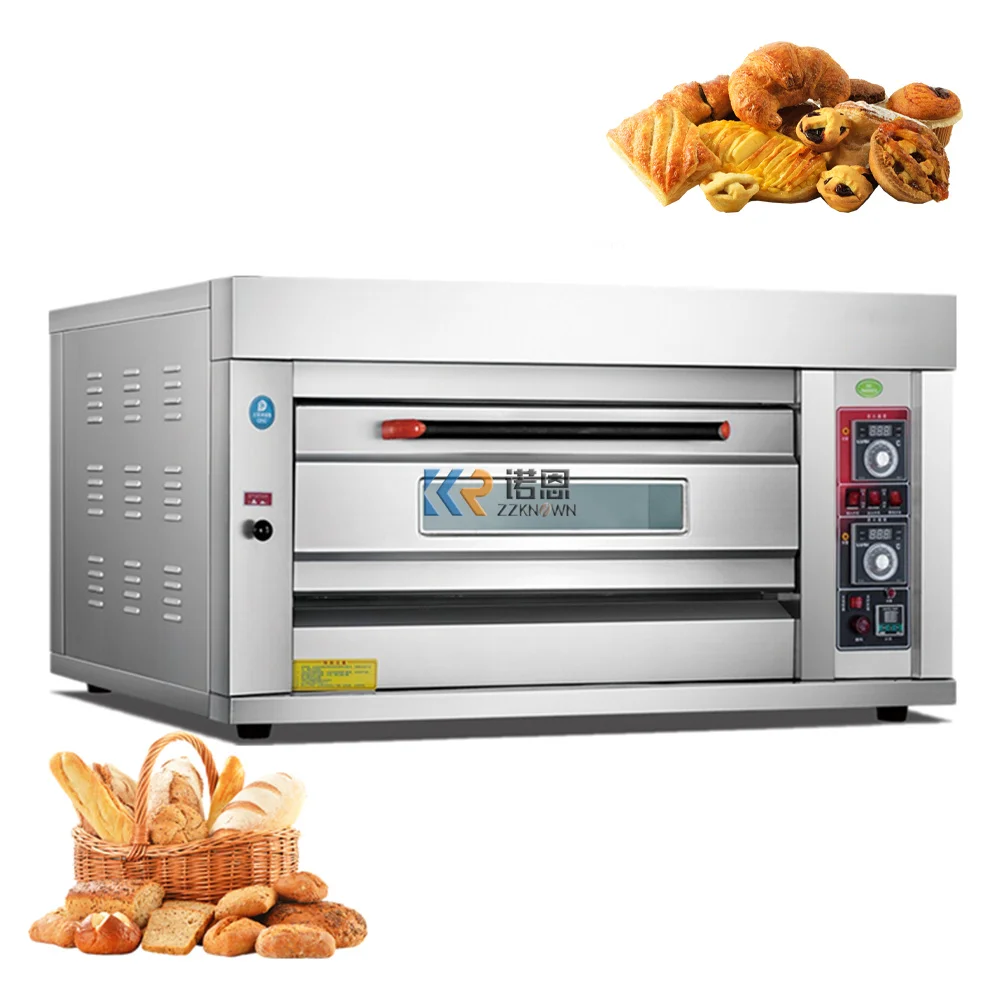 Gas Commercial Range Baking Oven Multifunction Large Capacity Oven Baking Bakery Baking Oven 1 Deck 1 Tray