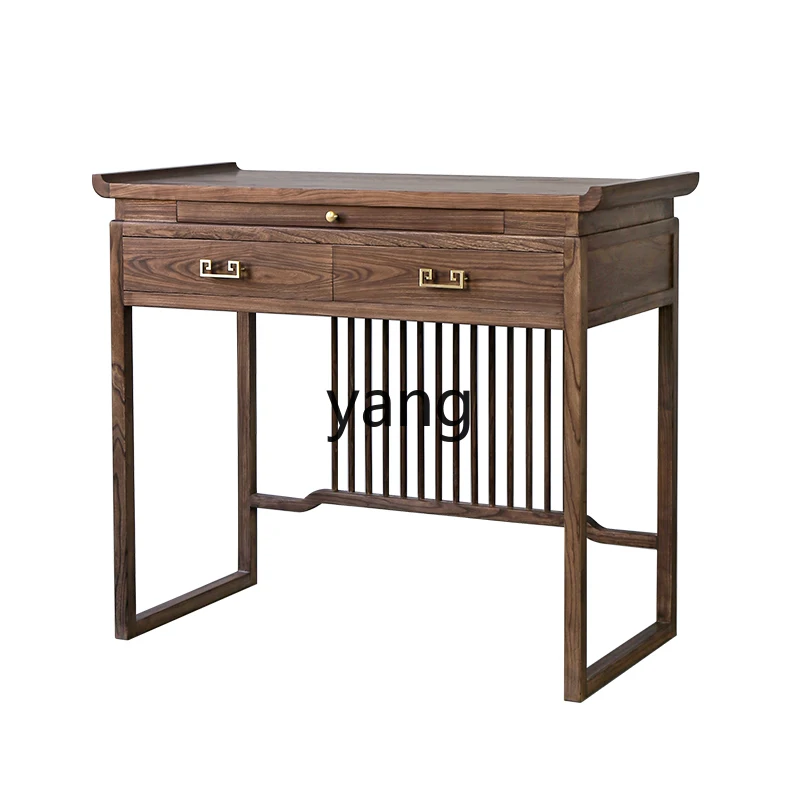 

LH new Chinese tribute table incense table household solid wood Guanyin Bodhisattva table
