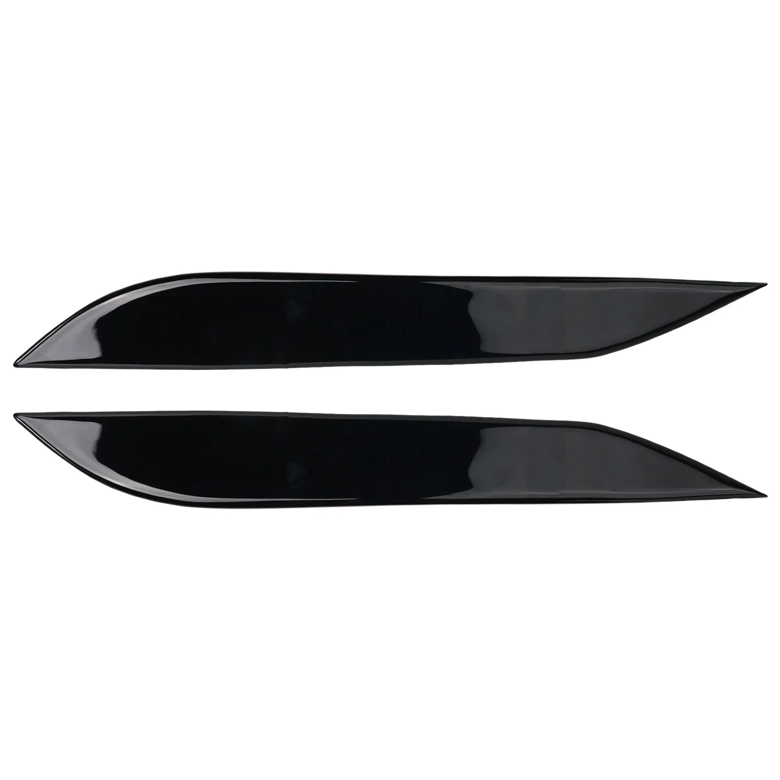 Car Front Headlight Eyelids Trim for Nissan 350Z Z33 2006 2009 2Pcs Soft Plastic Stickers Upgrade Vehicle Appearance