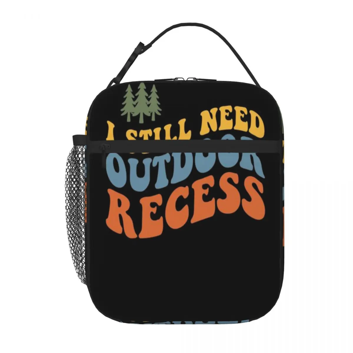 Hot Sale I Still Need Outdoor Recess Retro Insulated Inner Lightweight Lunch Bag Mini Travel Insulated Tote
