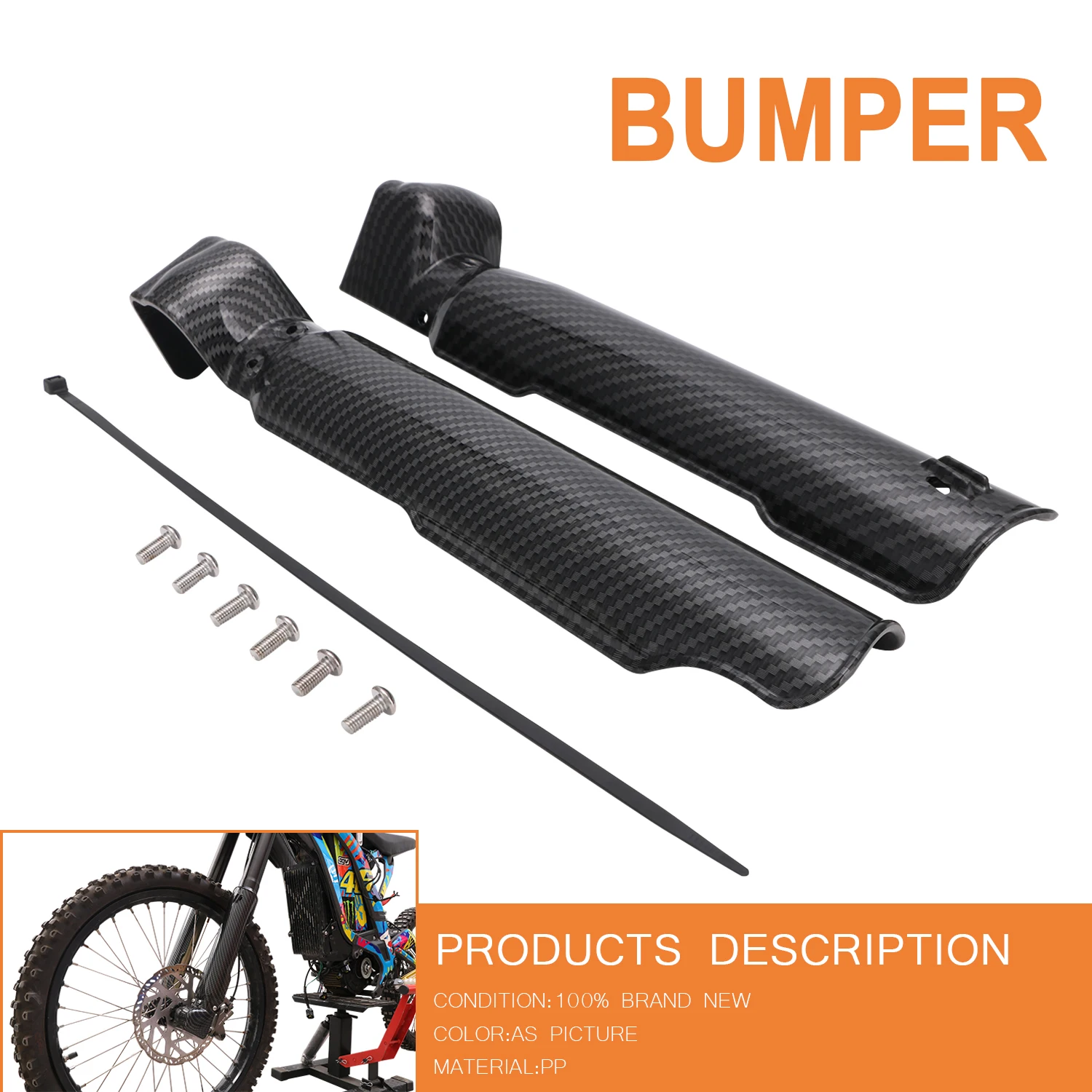 

Front Fork Guard Shock Absorber Cover With Fork Bottom For Sur-Ron S X KEE Electric Dirt Bike E-bikes Motorcycles Accessories