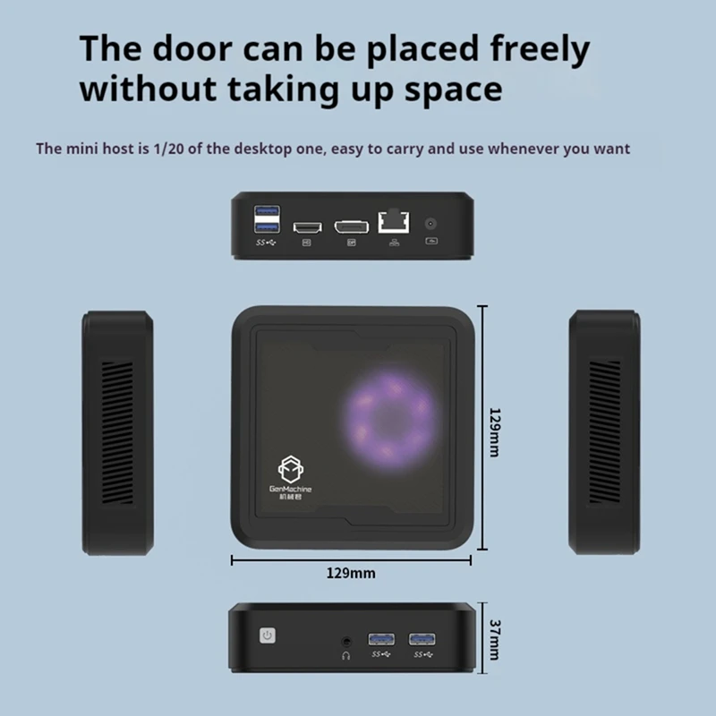 Top-Mini PC For AMD Ryzen 5 3550H CPU For Windows 10/11 Ren3000 3550H DDR4 For AMD NUC Pc Gamer Computer