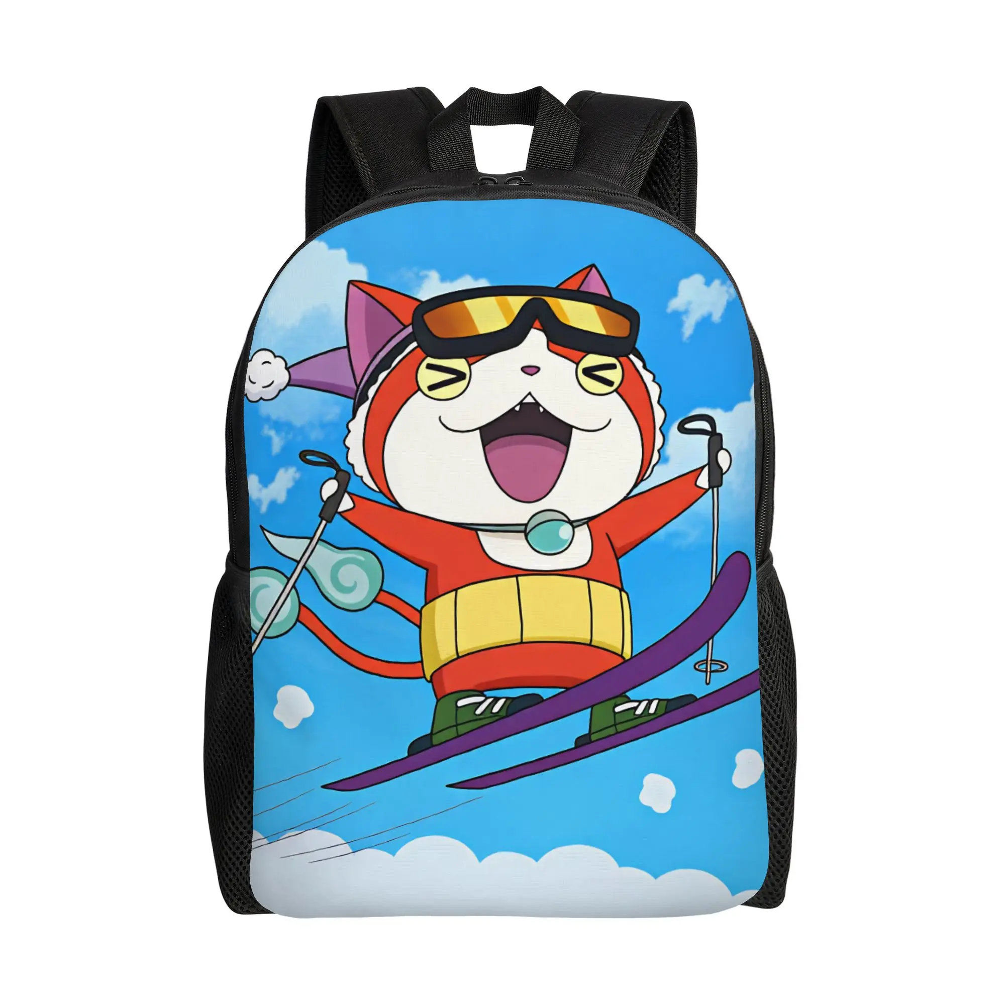 Yokai Watchs  Backpack  Cute Backpacks Men Outdoor Style Soft High School Bags Colorful Rucksack