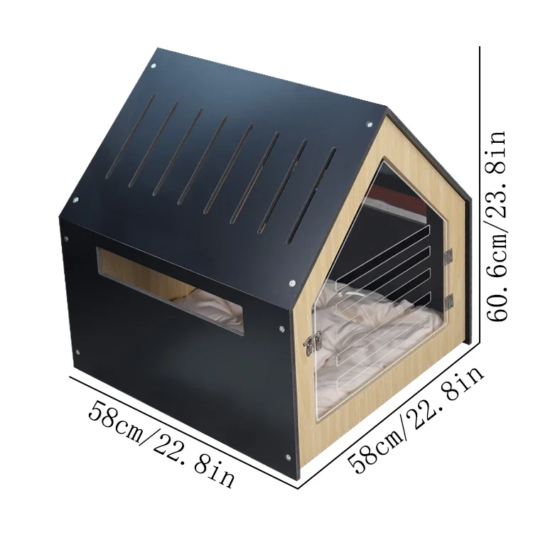 Pet Houses&Furniture,Wooden Indoor Cat Dog House Manufacturers Solid Wood Cat House Pet Furniture Detachable Cat Pet House