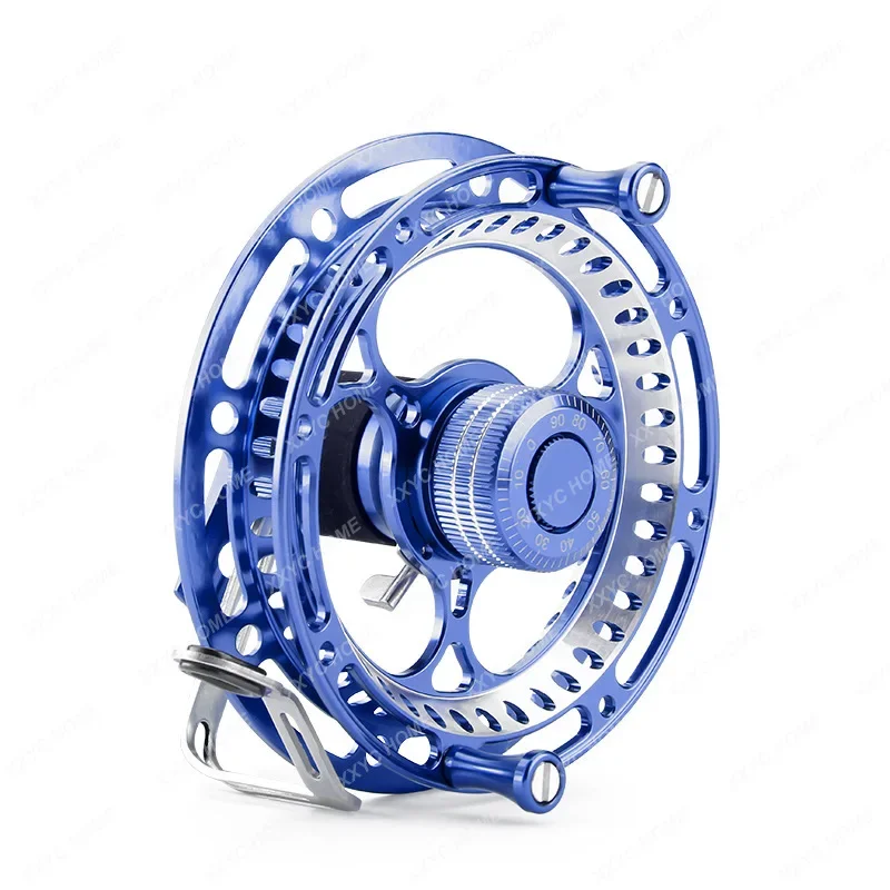 All-metal belt unloading alarm hand dial anti-fried line fishing front wheel