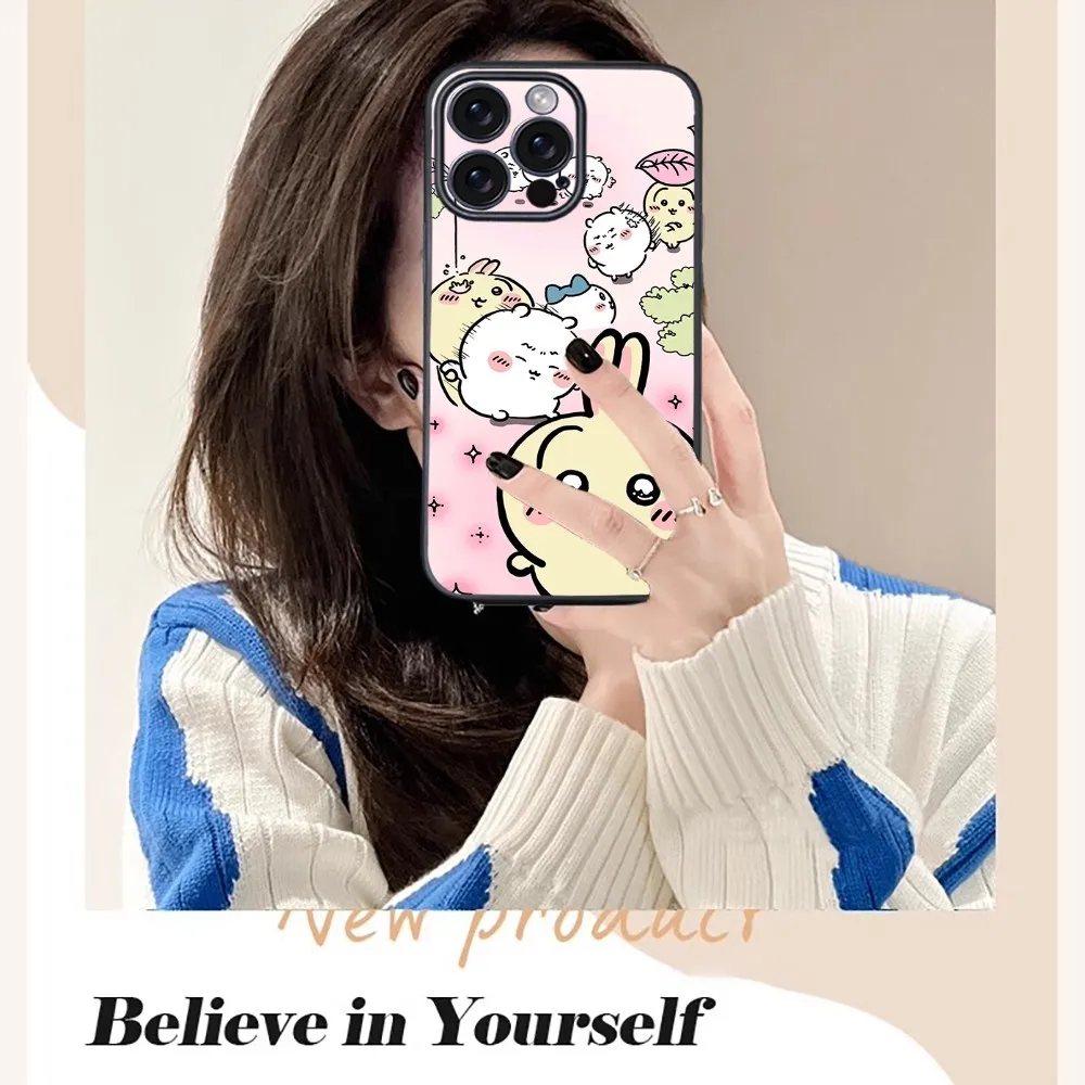 Kawaii Cartoon Chikawa Soft Phone Case For iPhone 16 15 14 13 12 11 PRO MAX PLUS Mini TPU Soft to Skin-friendly case