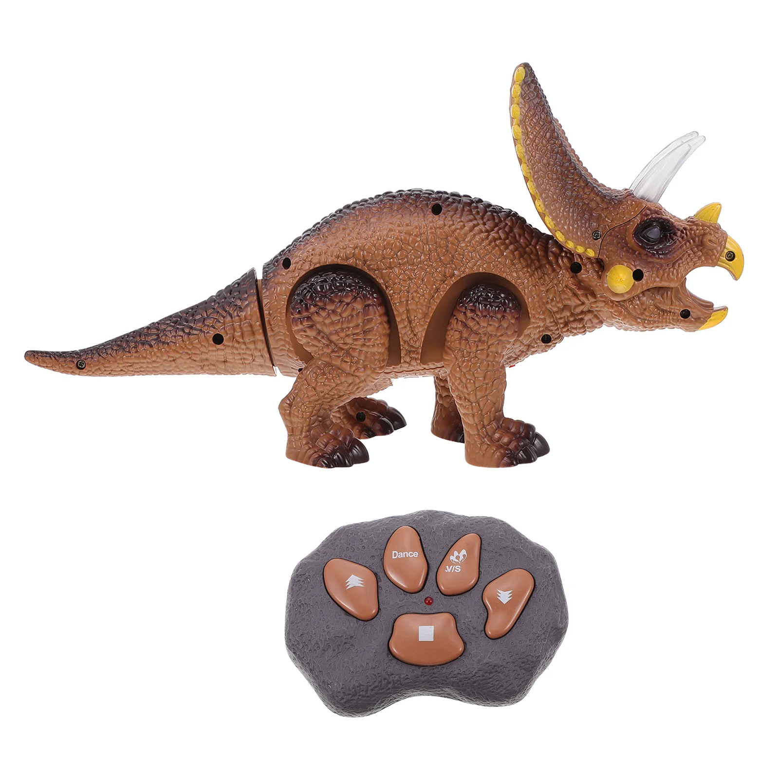 Voiced Dinosaurs Toy Remote Control Children’s Toys Triceratops Plaything Glowing