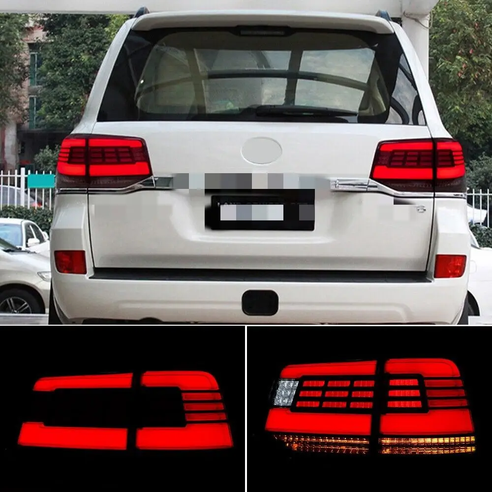 

LED Tail Light For Toyota Land Cruiser LC200 FJ200 2016-2020 Start Up Animation With Turn Signal Brake Lamp Auto Accessories