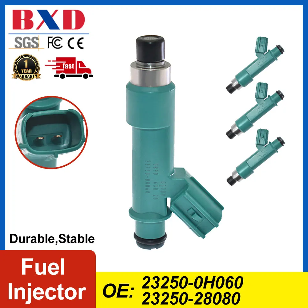 1/4PCS Fuel Injector 23250-0H060 23250-28080 For Scion tC xB For Toyota Camry Corolla Highlander Matrix Rav4 Solara 4 Cyl 2.4L