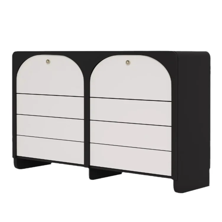 

French retro eight-bucket cabinet, locker, living room entry porch, bedroom room, bedside storage locker, solid wood