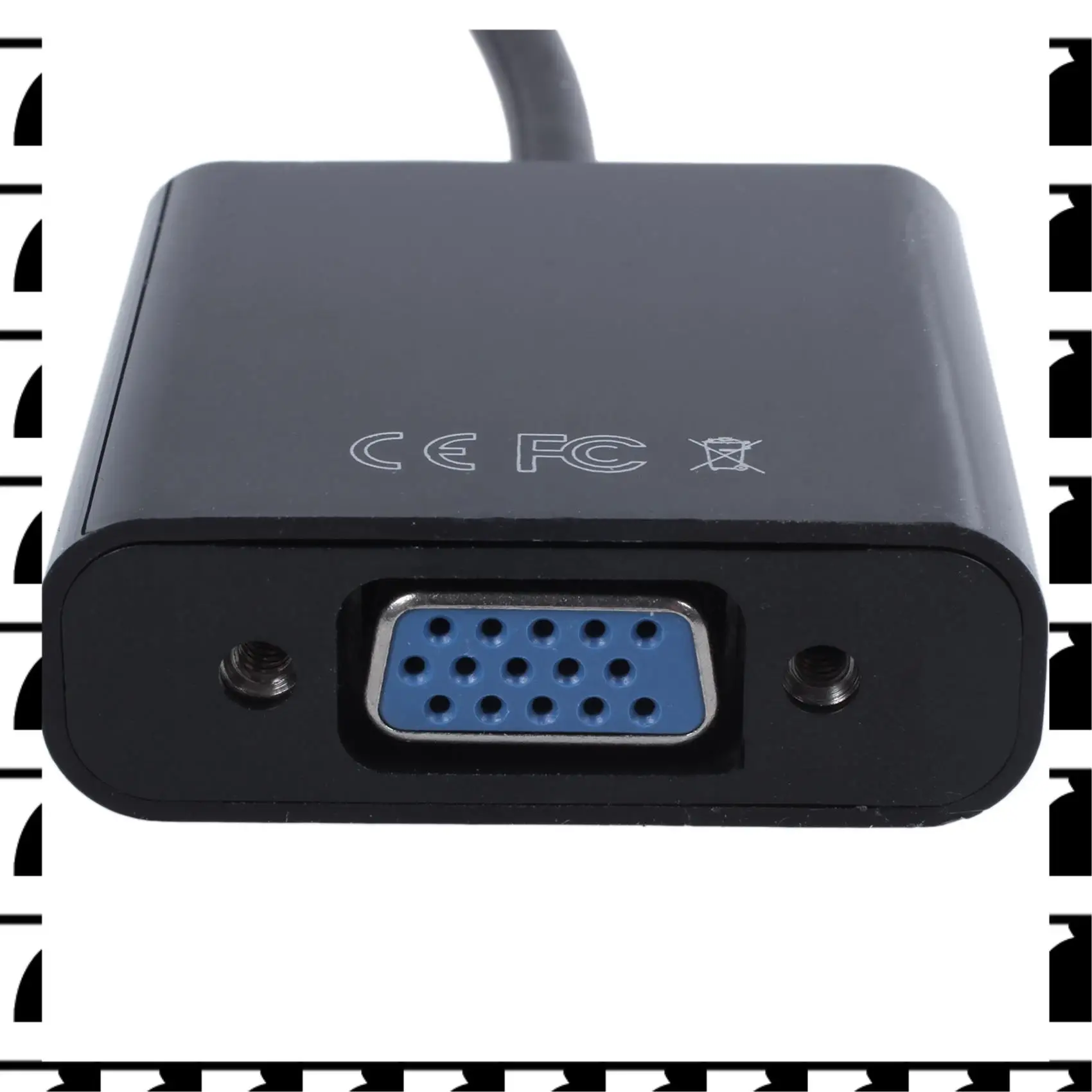 

A44U 2X 1080P DP Displayport Male To VGA Female Converter Adapter Cable Stock