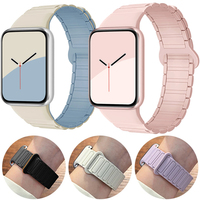 Magnetic Silicone Strap for Xiaomi MiBand 8Pro 9Pro Sport Watchband Bracelet for Redmi Watch 5 4 Smart Watch Band Correa Belt