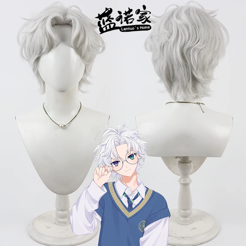Virtual YouTube Vtuber Kasane Hanazuki Cosplay Wig Halloween Carnival Party Props Synthetic Hair Heat Resistant Fiber + Wig Cap