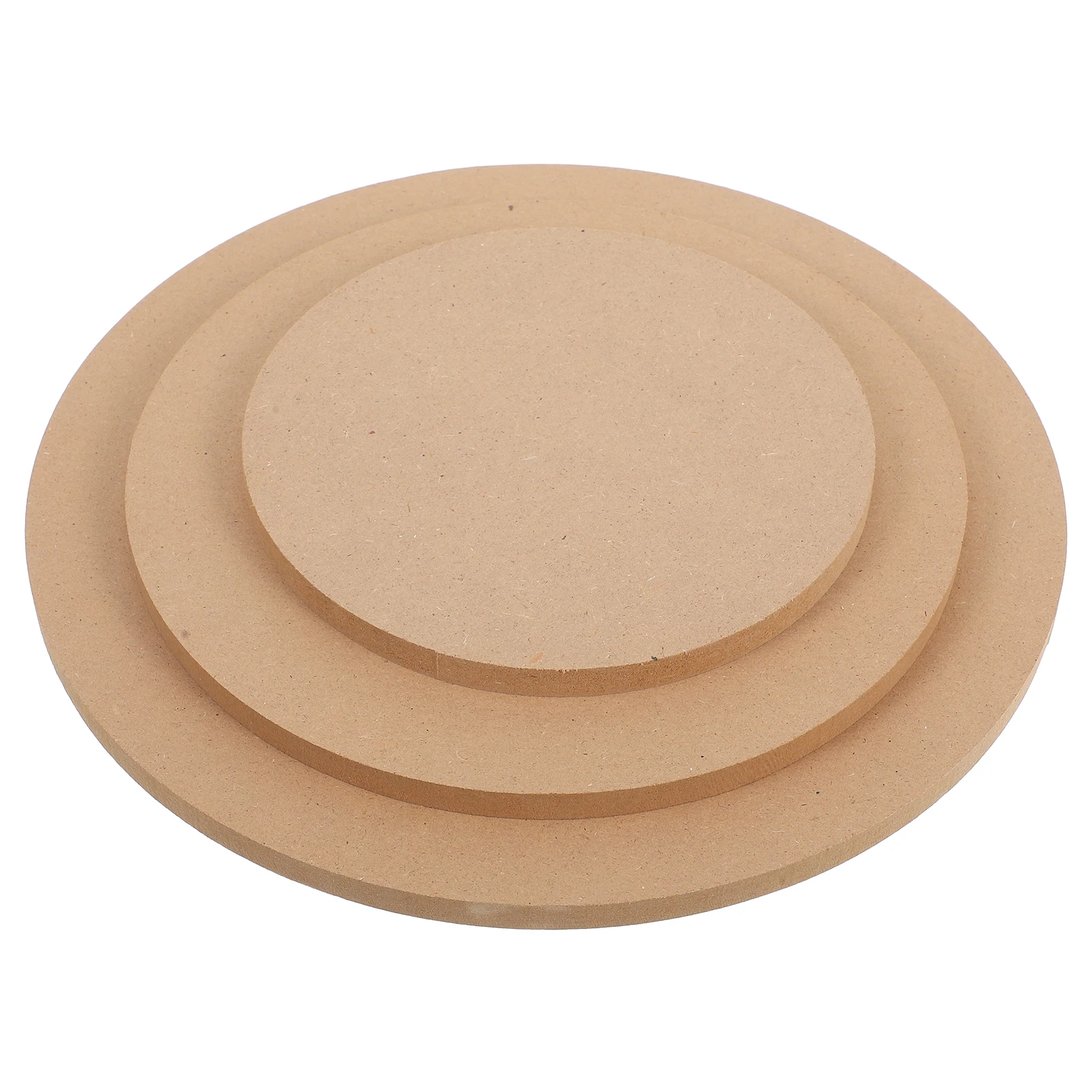 

3pcs Pottery Tools Ceramic Forms Wood Rounds Molds H building Smooth Surface Material Round Discs Stackable