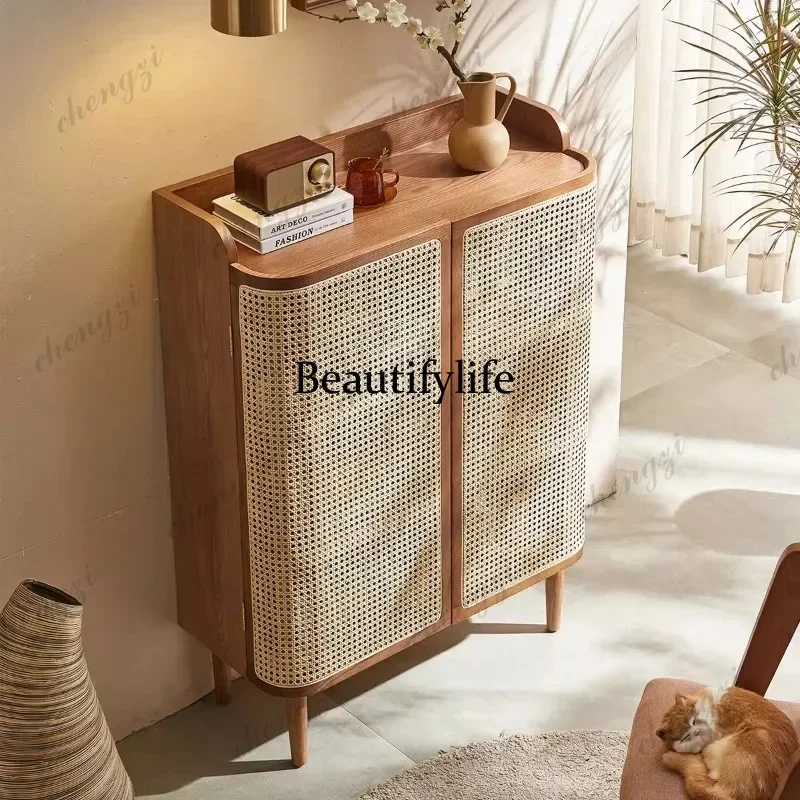 c139 Two Doors Cupboard Shoe Cabinet Wooden Nordic Space Saving Storage Shoe Rack Salon Display Armoire Chaussures Furniture